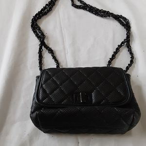 Steve Madden Black Leather Handbag